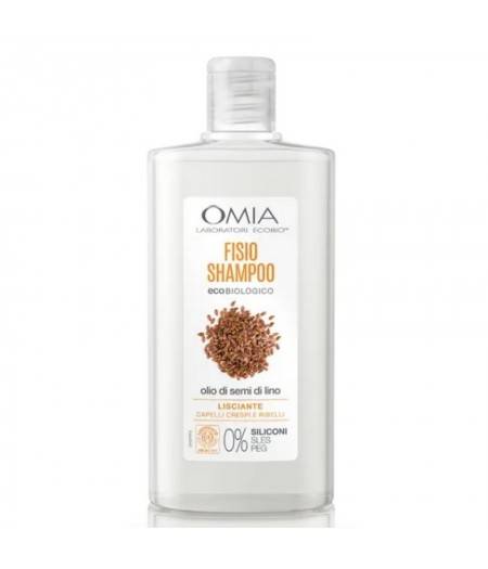 Shampoo Eco Biologico Olio Semi Di Lino Capelli Crespi 200 Ml