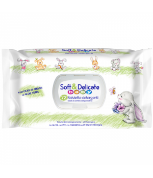 Soft & Delicate Salviette Baby Da 72 Pz. Con Coperchio