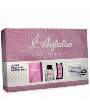 Australian rosa edt 100 ml+ shower gel 250 ml + beauty for woman