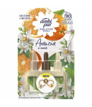 3 Volution Ricarica Arancia E Neroli 20 Ml Durata Fino A 90 Giorni