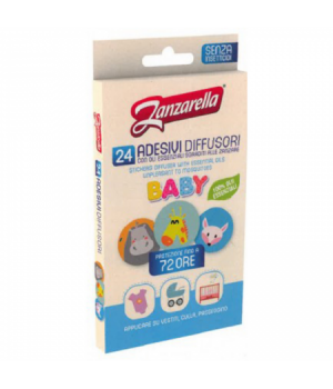 24 Adesivi Diffusori Baby Protezione 72 Ore