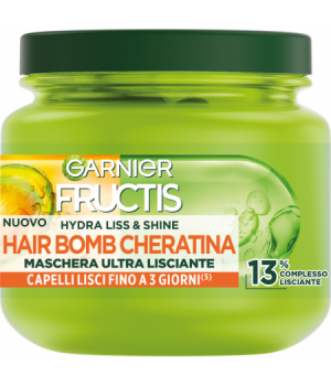 Maschera Ultra Lisciante Hair Bomb Cheratina Per Capelli Lisci 320 Ml