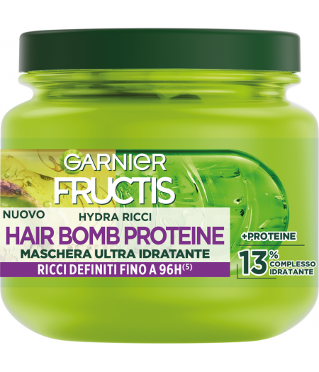Maschera Ultra Idratante Hair Bomb Proteine Per Capelli Ricci 320 Ml