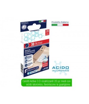 Cerotti 3D active cicatrizzante 20 pz