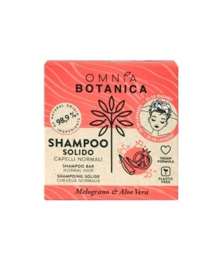 Shampoo Solido Capelli Normali  Melograno & Aloe Vera