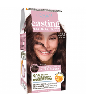 Casting Natural Gloss Colore Trattamento Ultra Glossy Senza Ammoniaca 423 Marrone Castagna