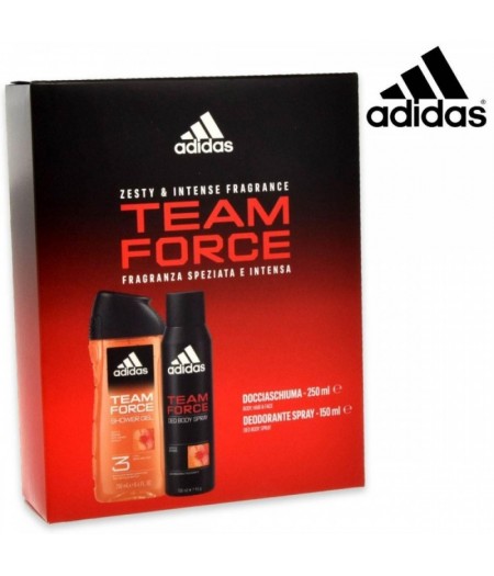 Adidas team force deodorante 150ml + shower Gel 250ml