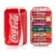 Lip Smacker Coca-Cola Collection, Set di 6 Burrocacao Assortiti dai Gusti Autentici Coca-Cola