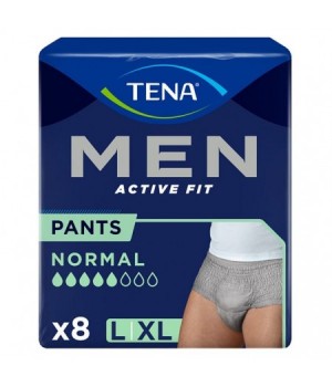 Tena Men Active Fit Pants Normal L/XL 8 PZ Slip Assorbenti Maschili
