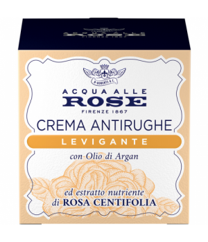 Acqua Alle Rose - Crema Anti-Rughe Levigante Con Olio Di Argan, 50 ml