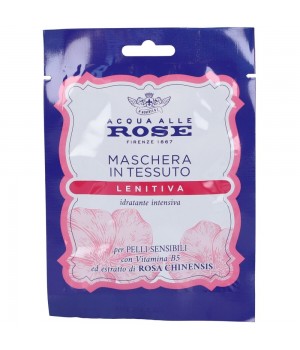 Acqua Alle Rose  Maschera In Tessuto Idratante Per Pelli Sensibili, 1 pz