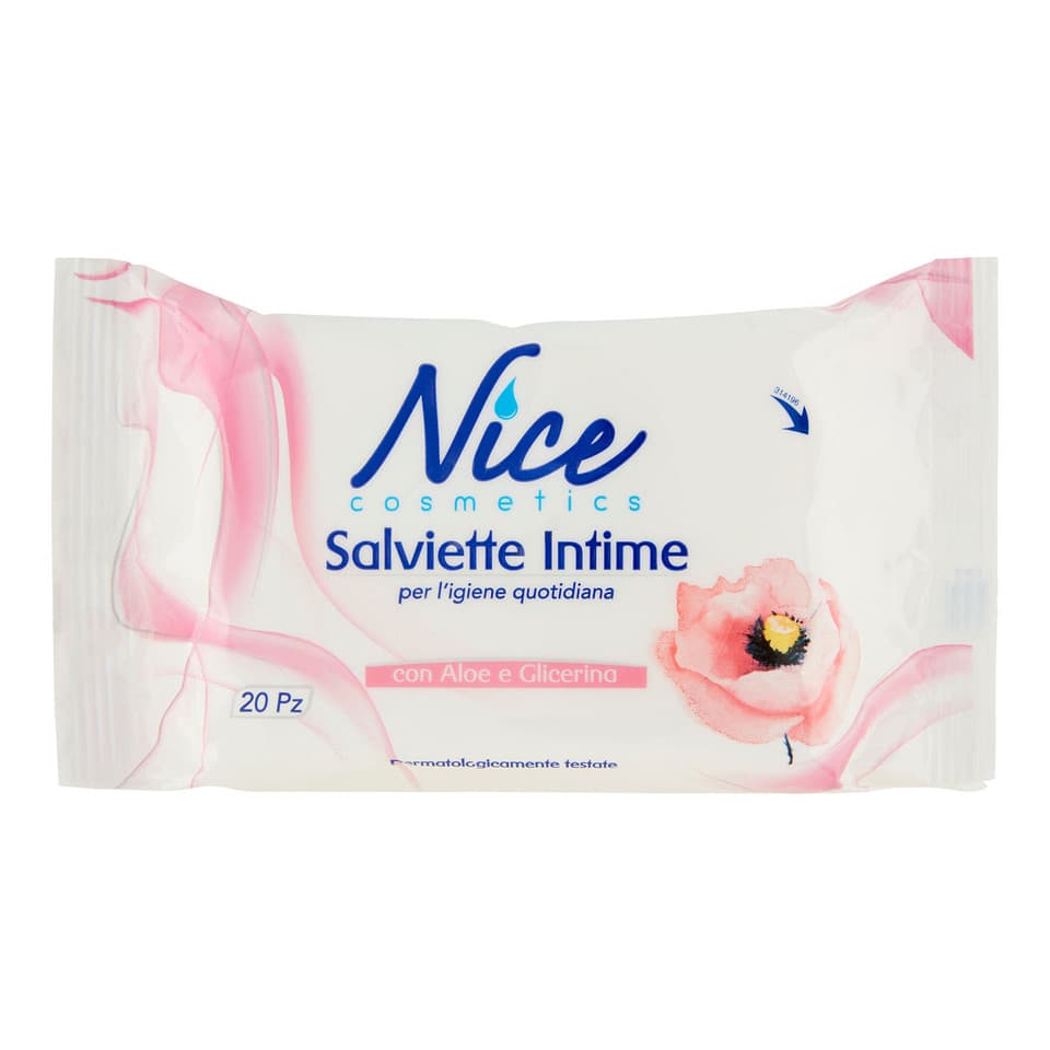 Salviette Intime Per L`igiene Quotidiana 20 Pz.