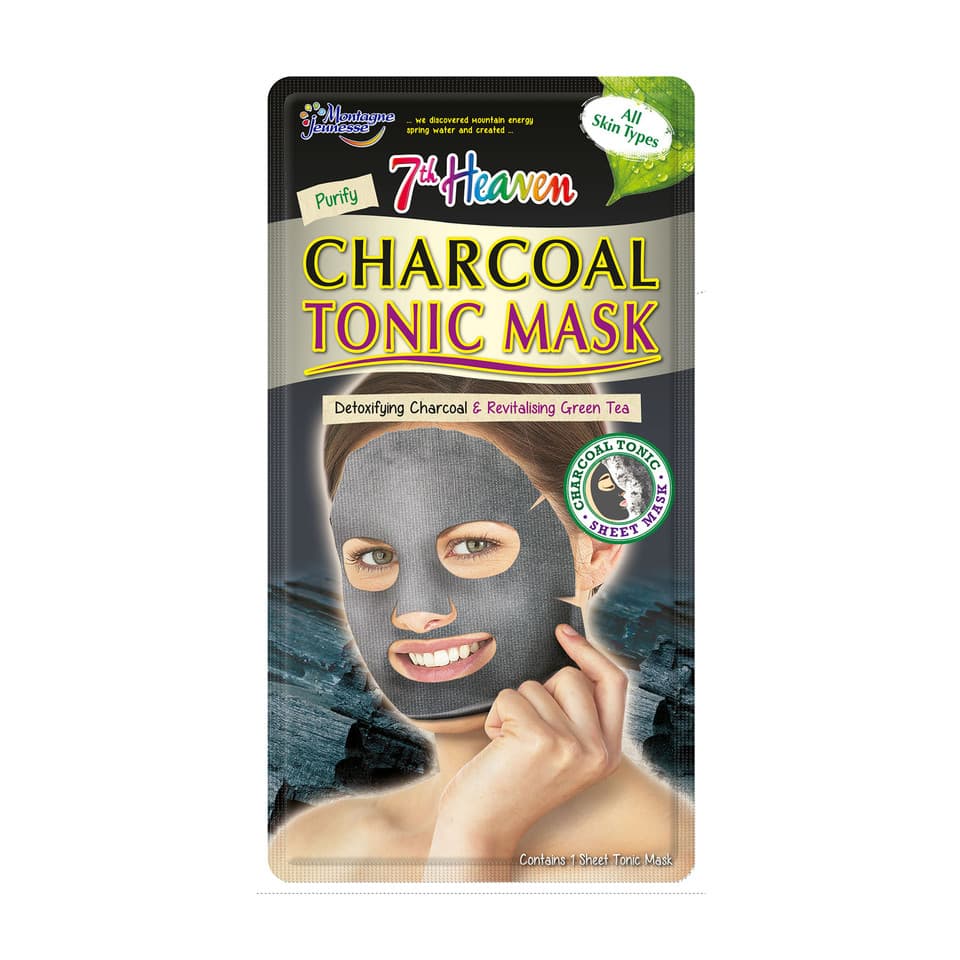 Maschera Viso Charcoal Tonic Sheet