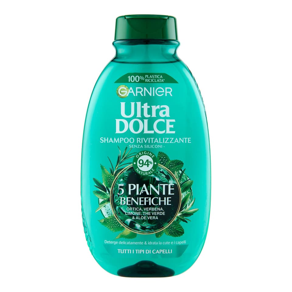 Shampoo Ultra Dolce 5 Piante, Shampoo Per Capelli Normali