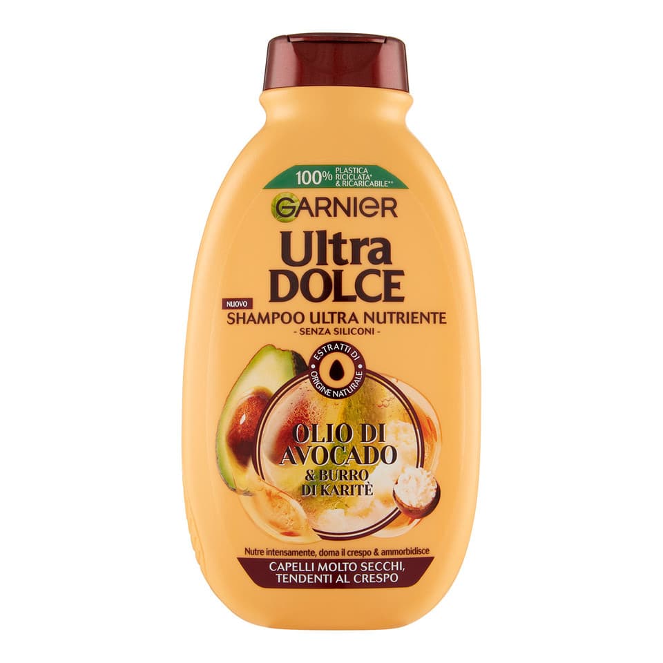 Ultra Dolce Shampoo All'olio Di Avocado E Burro Di Karité Per Capelli Ricci O Mossi