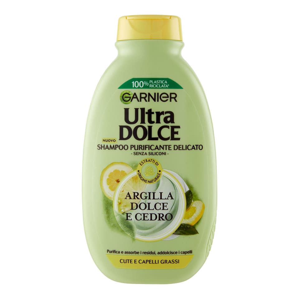 Ultra Dolce, Shampoo Per Capelli Che Tendono A Ingrassarsi, Argilla E Cedro
