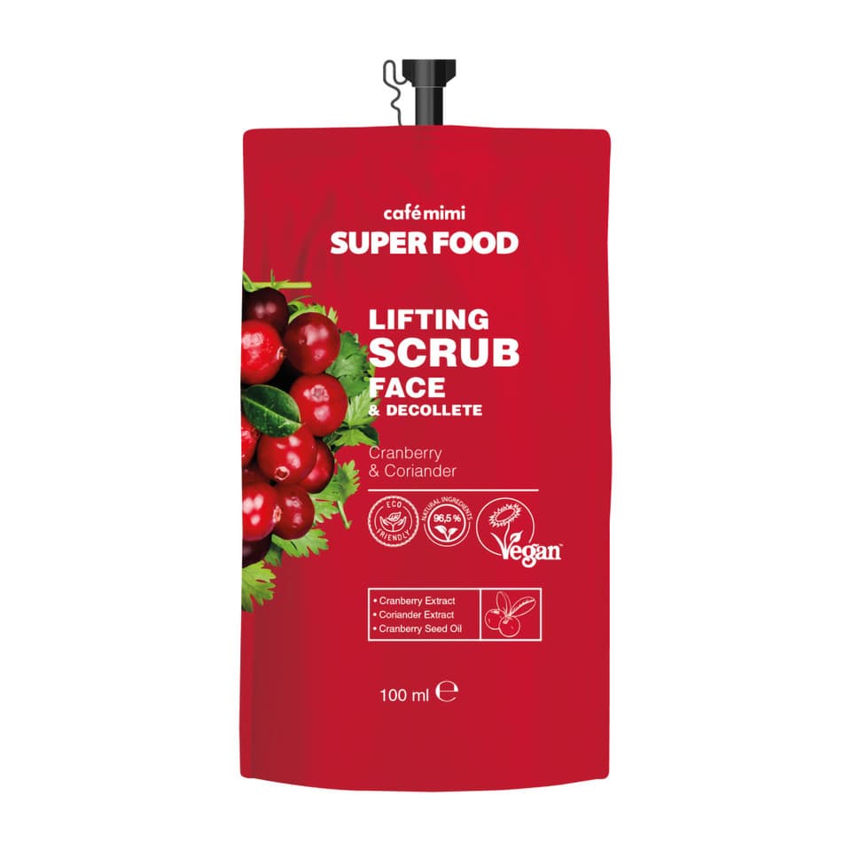 Scrub Lifting Viso E Decolletè Cranberry