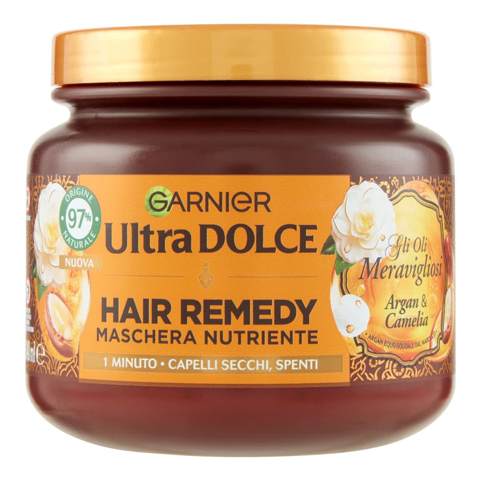 Ultra Dolce Hair Remedy Maschera Per Capelli Nutriente Argan E Camelia