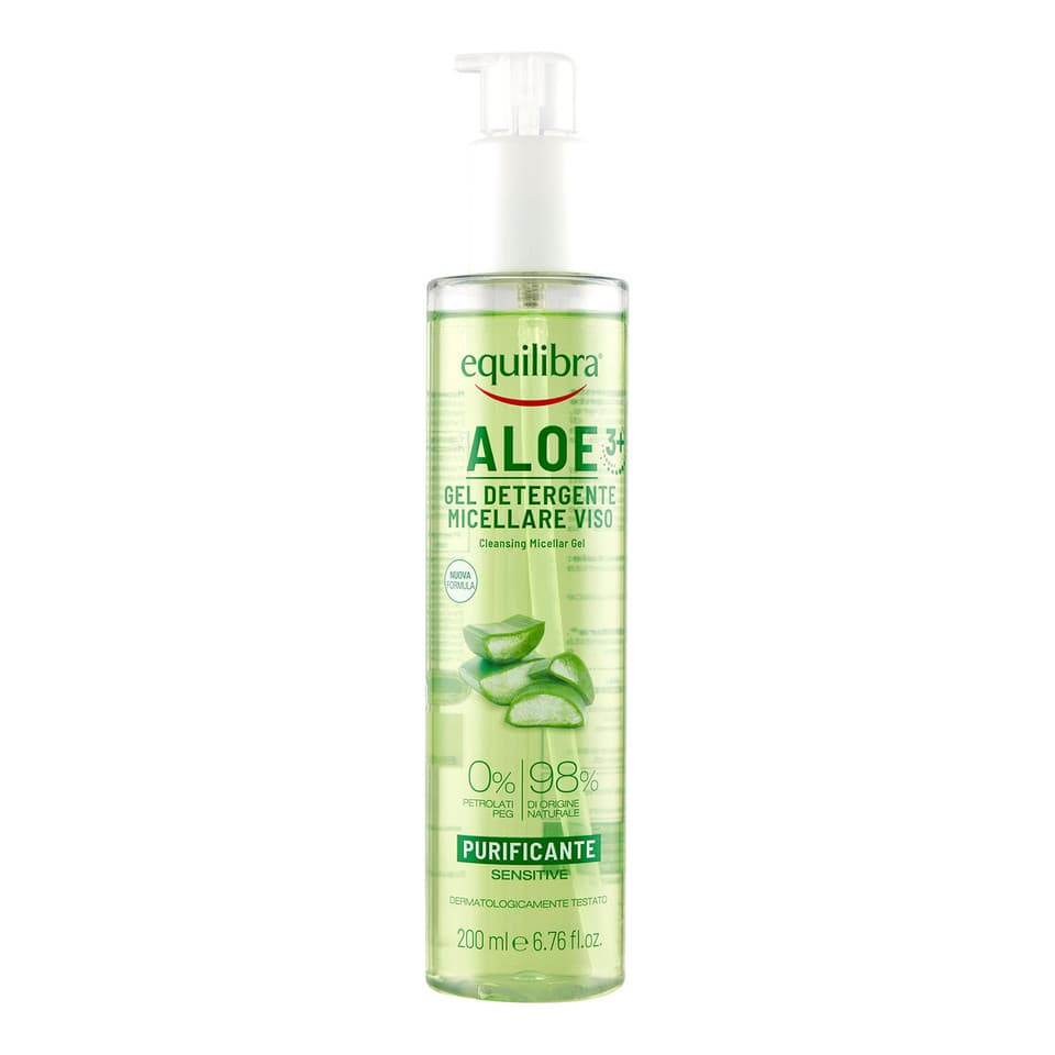 Aloe 3+ Gel Detergente Micellare Viso Purificante