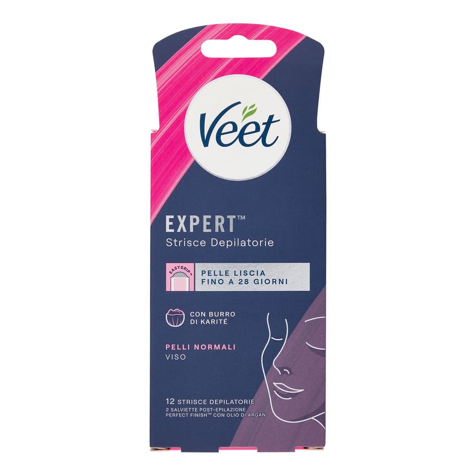 Expert Strisce Viso Pelli Normali, 12 Strisce