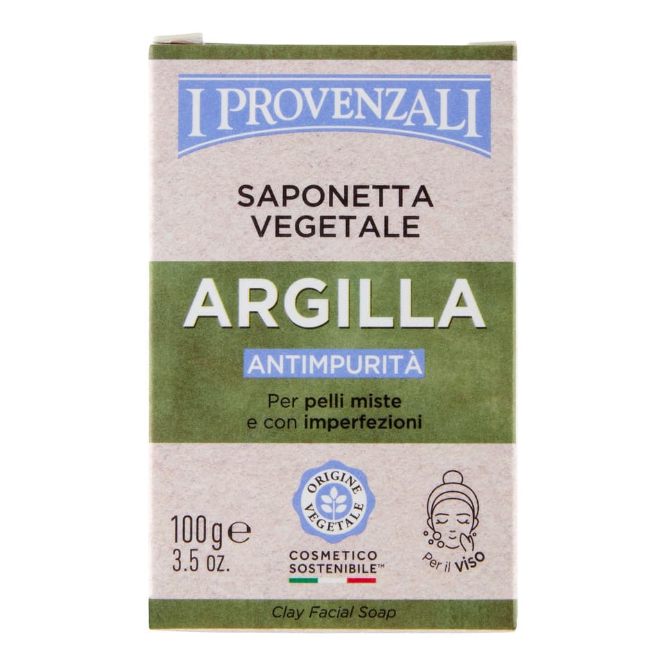 Saponetta Vegetale Argilla Antimpurità