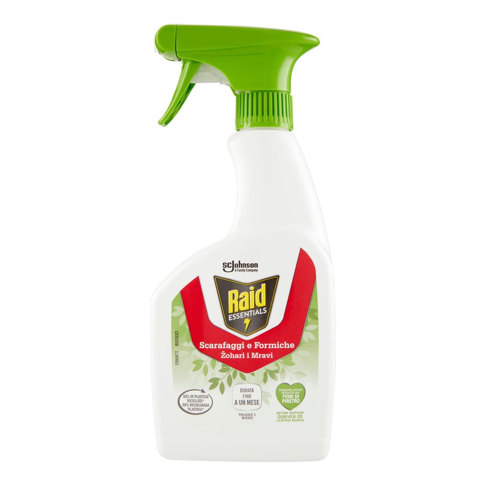 Essentials Scarafaggi E Formiche Trigger Insetticida, Azione Rapida