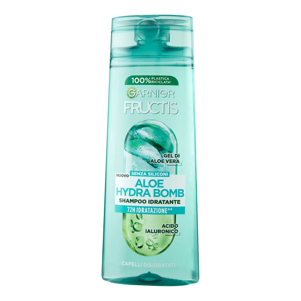 Fructis Shampoo Idratante Aloe Hydra Bomb Capelli Disidratati