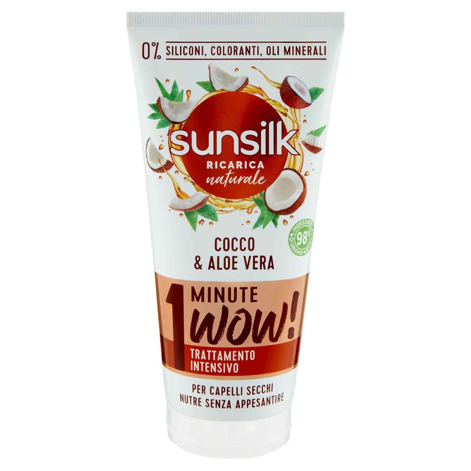 Maschera Per Capelli Sunsilk 1minuto Cocco E Aloe Vera