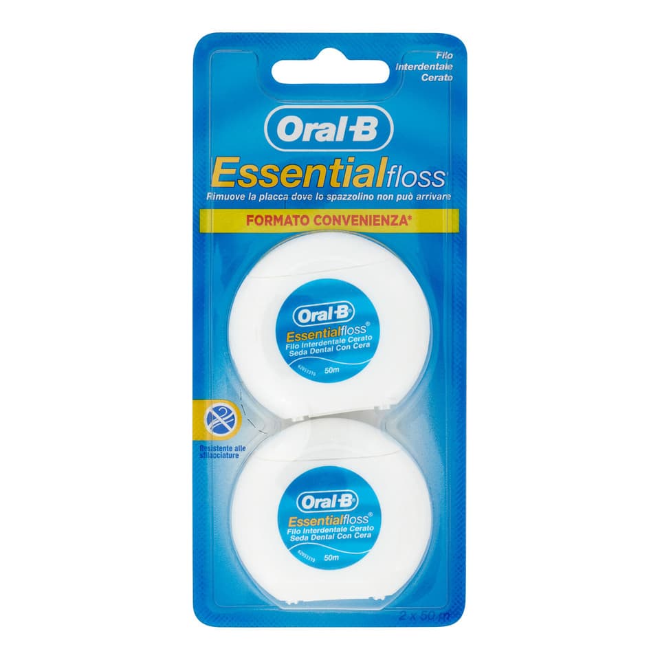 Filo Interdentale Cerato Essential Floss Menta 2x50 M