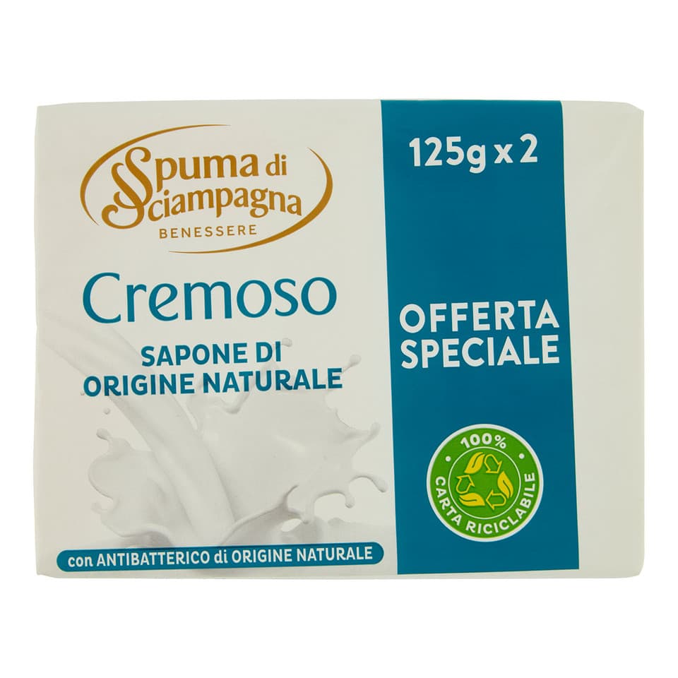 Benessere Cremoso Sapone Di Origine Naturale 2 X 125 G