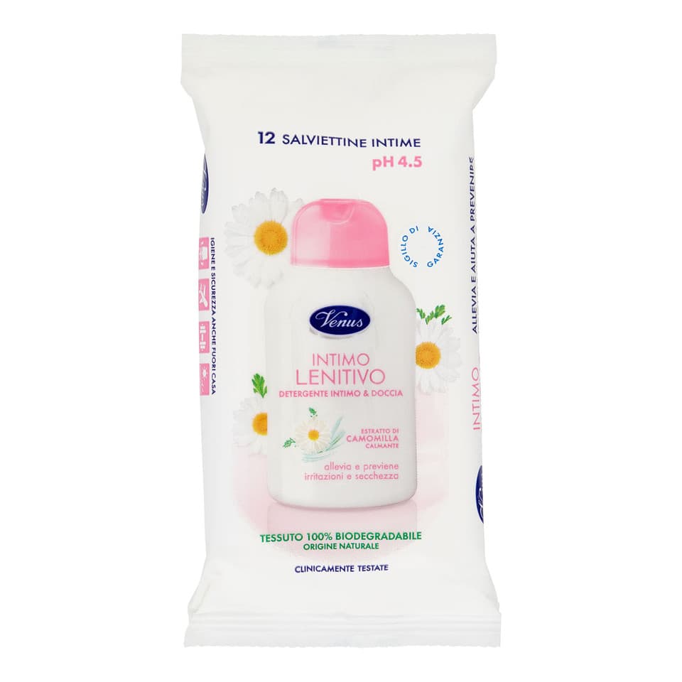 Salviettine Intime Lenitivo 12 Pz
