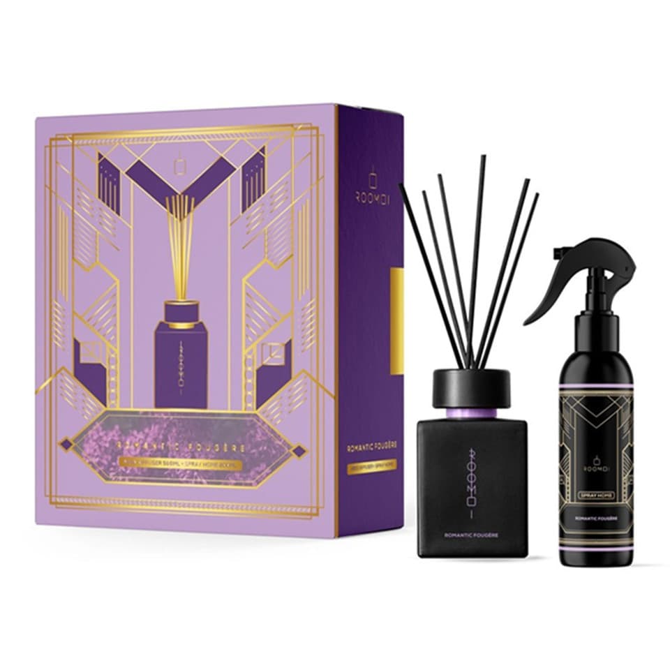 Coffret Romanantic Fougere 500 Ml + Spray Home 200 Ml