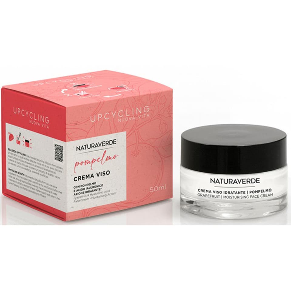 Crema Viso Con Pompelmo E Acido Ialuronico Idratante