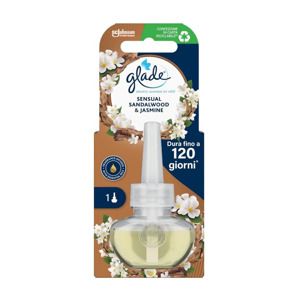 Electric Essential Oil Ricarica Liquida Sensual Sandalwood & Jasmine 20 Ml