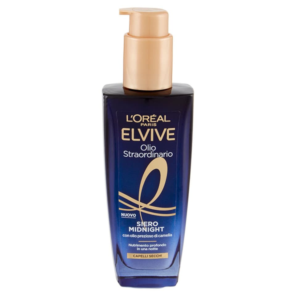 Olio Straordinario Siero Midnight Capelli Secchi