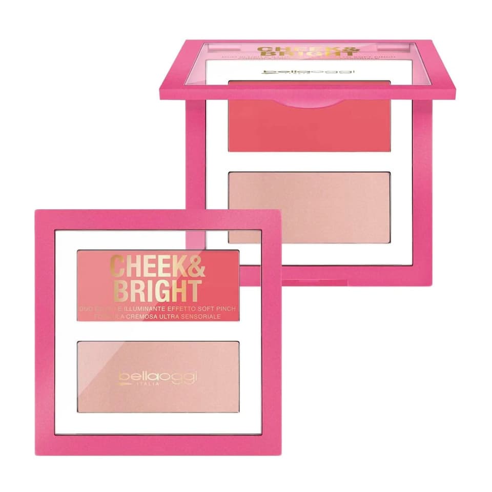 Cheek&bright Palette Blush & Illuminante In Crema