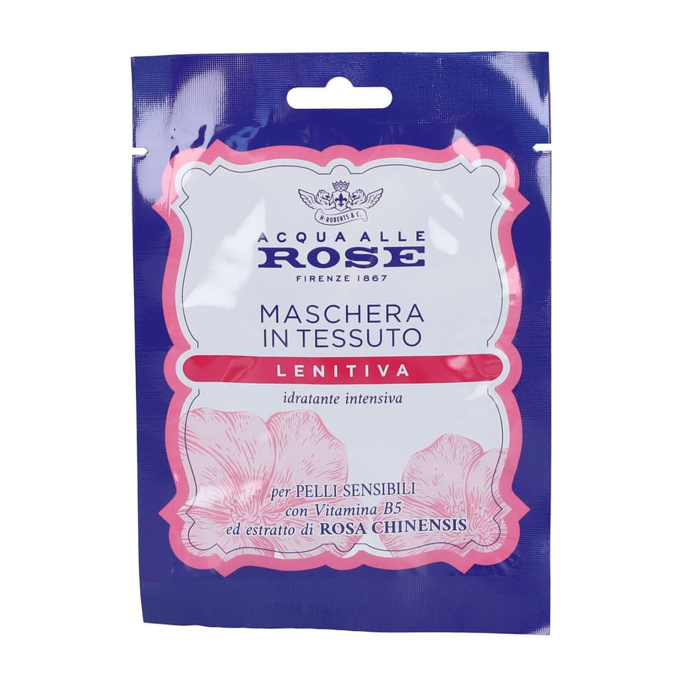 Acqua Alle Rose Maschera In Tessuto Idratante Per Pelli Sensibili 1 pz
