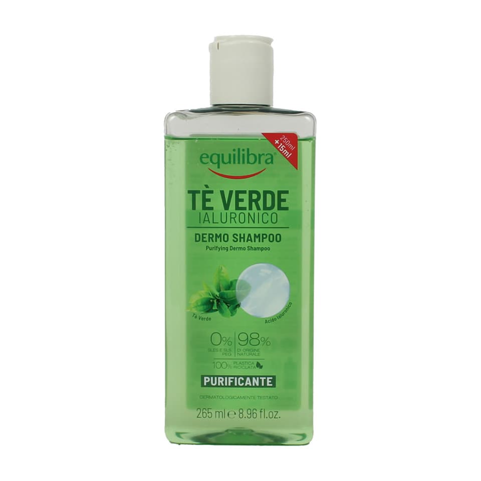 Equilibra Tè Verde + Acido Iallutonico Shampoo