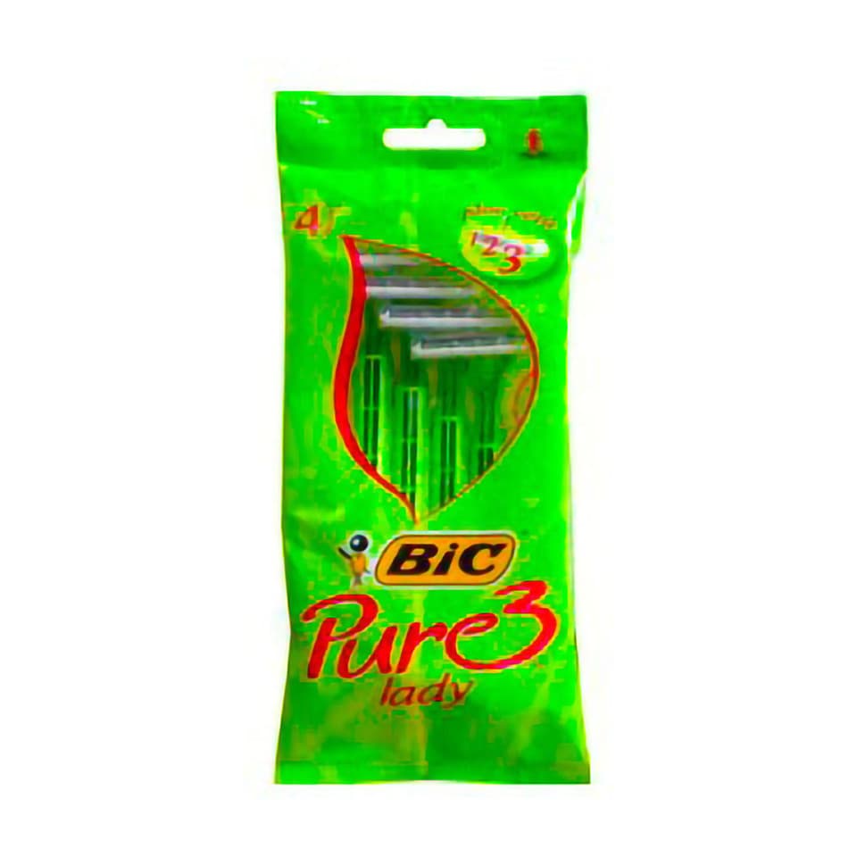 Rasoio Bagno Doccia Usa E Getta Pure 3 Lady 4 Pezzi