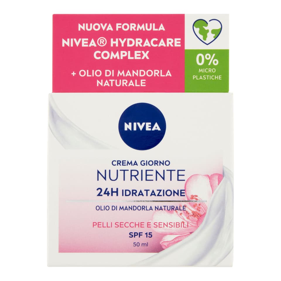 Crema Giorno Nutriente 24h Idratazione Spf 15