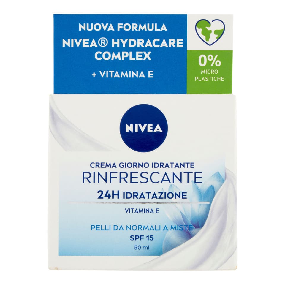 Crema Giorno Idratante Rinfrescante 24h Idratazione Spf 15
