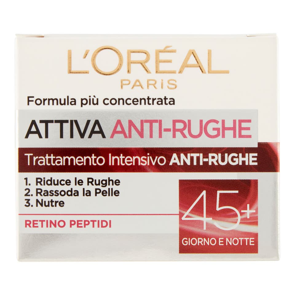 Attiva Anti-rughe Trattamento Intensivo Anti-rughe Anni 45+ Giorno E Notte