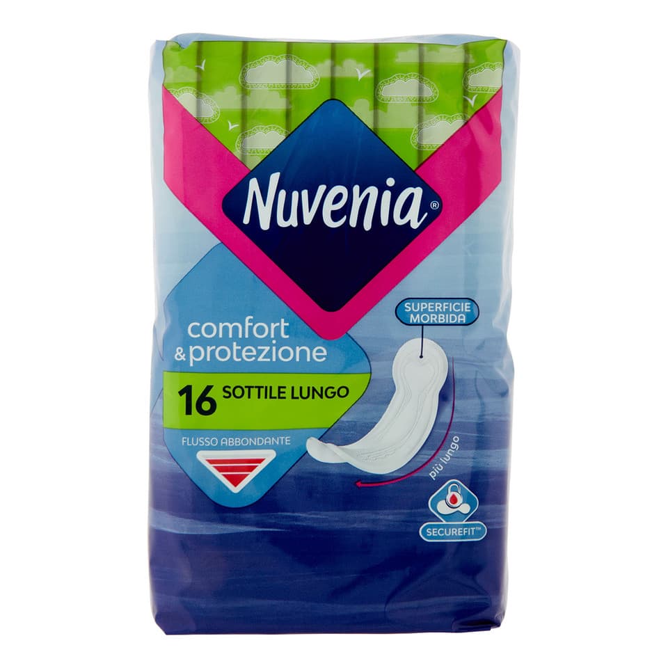 Assorbenti Sottile Super Lungo Anatomico 16 Pz