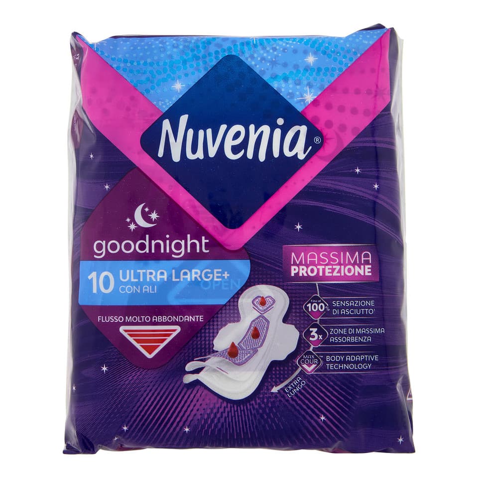 Assorbenti Con Ali Ultra Sottili Notte Goodnight 10 Assorbenti