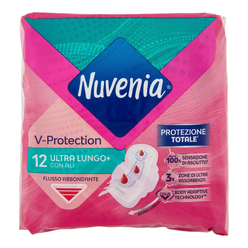 V-protection Ultra Lungo+ Con Ali 12 Pz