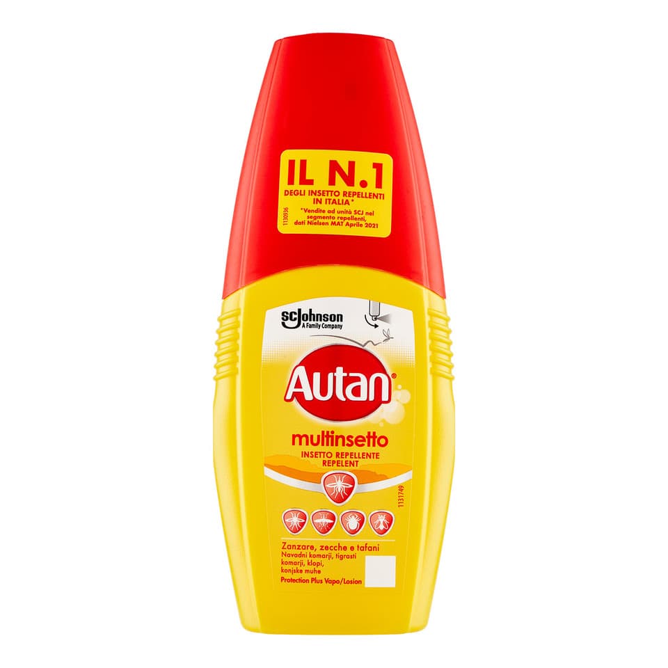 Multinsetto Vapo Insetto Repellente E Antizanzare Comuni, Tigre, Zecche E Tafani