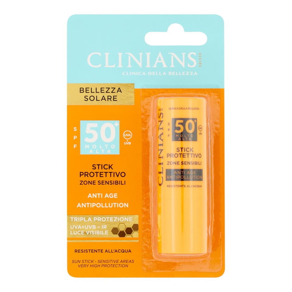 Bellezza Solare Stick Protettivo Zone Sensibili SPF 50+ Molto Alta UVA + UVB