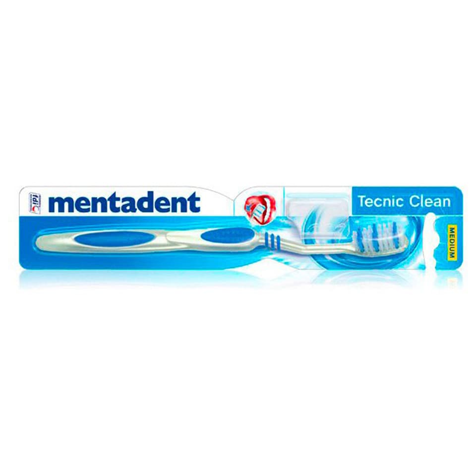 Spazzolino Tecnic Clean Medio Con Copritestina