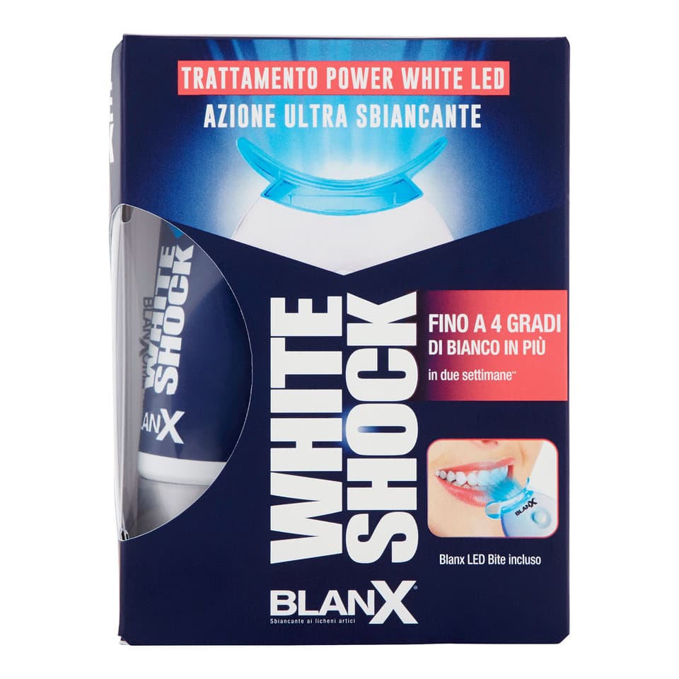 White Shock Trattamento Sbiancante 30 Ml + Mascherina Led