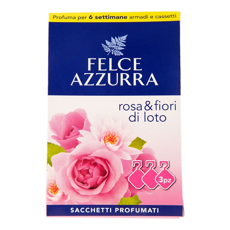 Sacchetti Profumati Rosa & Fiori Di Loto 3 Pz